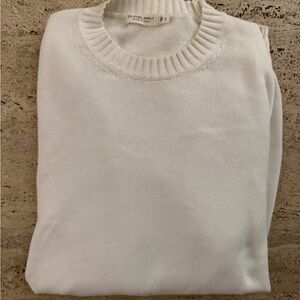 Suitsupply White Crewneck Sweater
